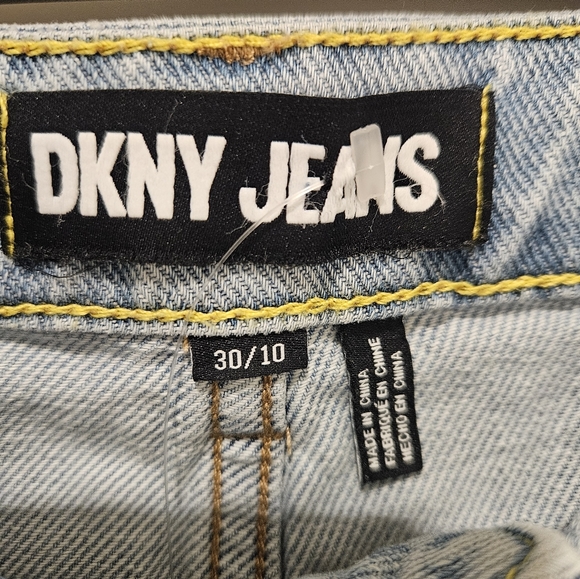 DKNY High-waisted Wide Leg Jeans Size 10 NWOT # 105.... - Picture 5 of 5